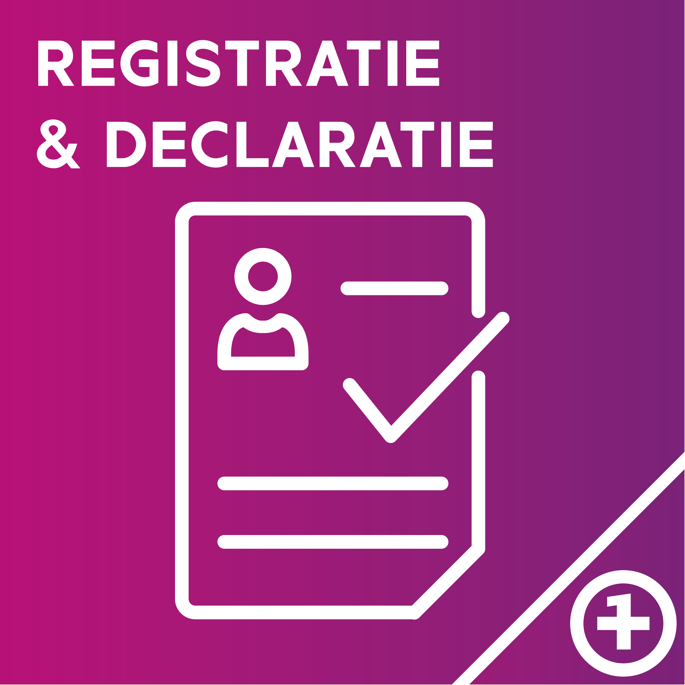 Registreren & declareren